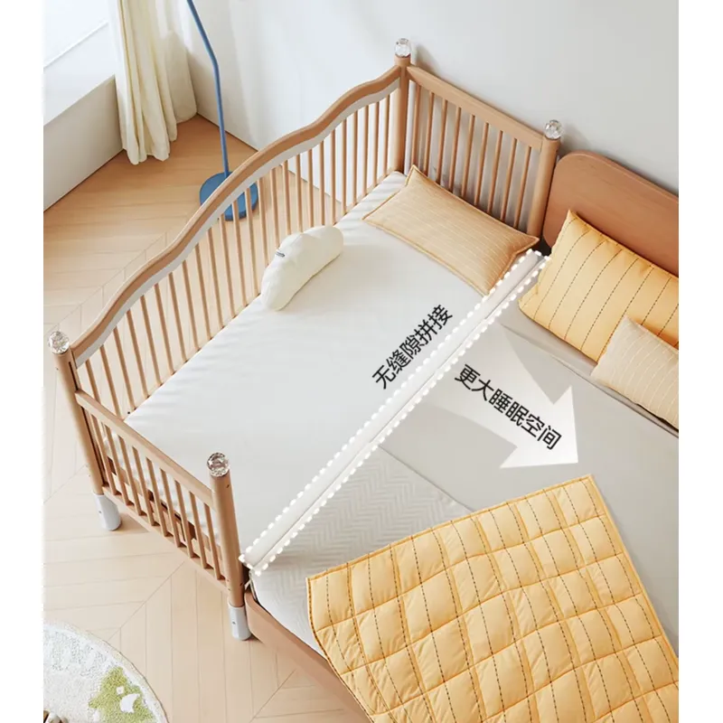 Baby Nursery Co - Tempat Tidur Bayi Kayu Solid Multifungsi