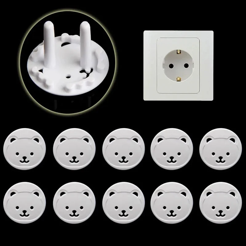 Outlet Cover Childproof - 10 buah penutup pelindung soket daya