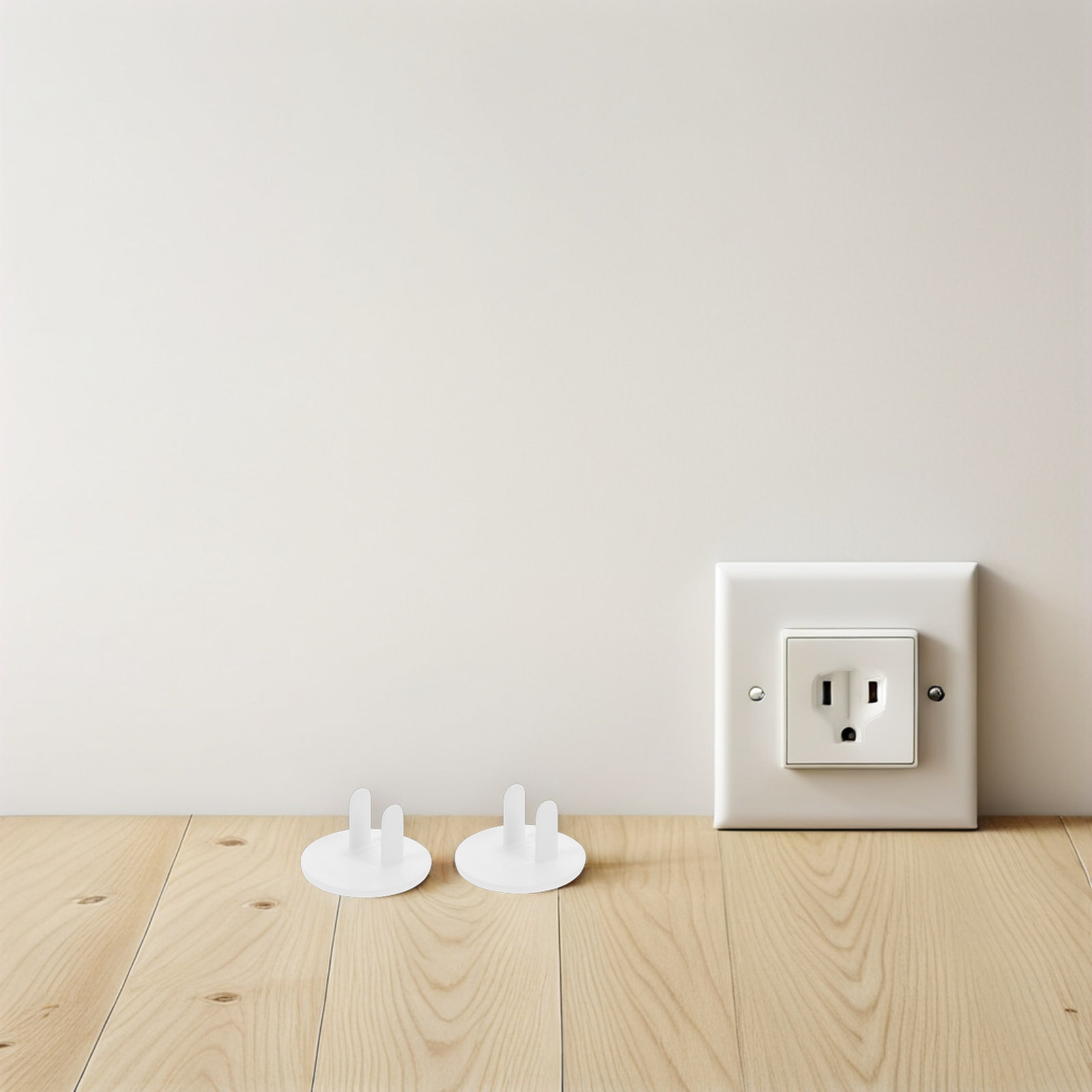 Outlet Cover Childproof - 50Pcs Penutup Stopkontak Putih Pelindung Stopkontak