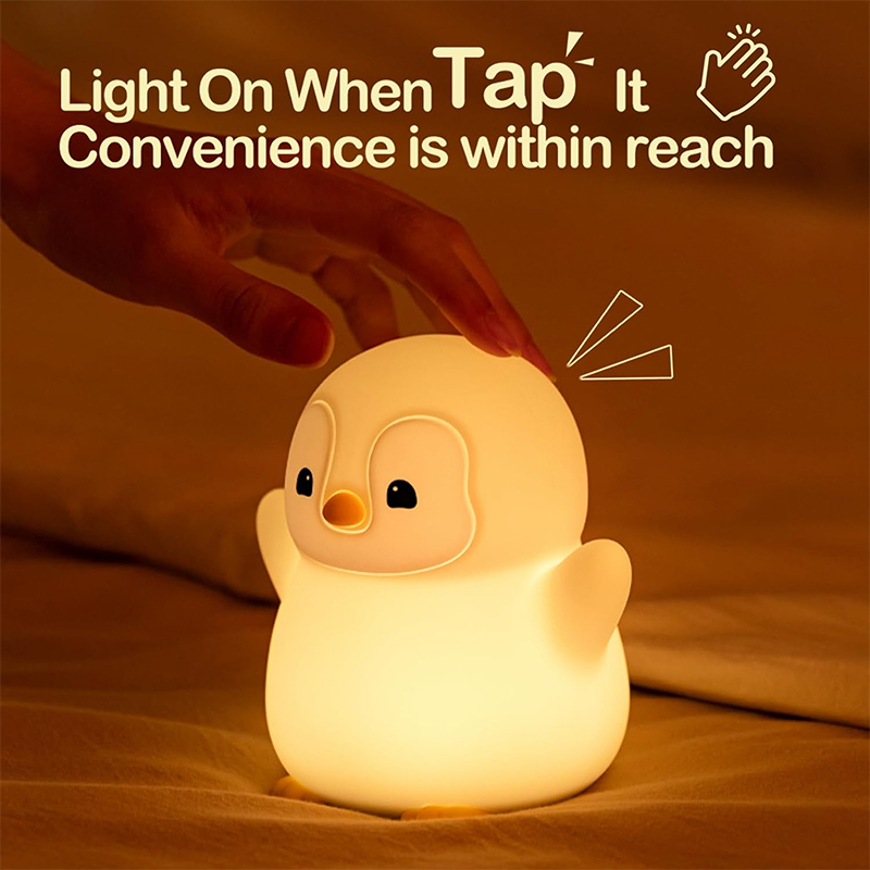 Lampu Tidur Penguin Silikon Ba - Baby Nursery Table Lamp ulasan dan harga