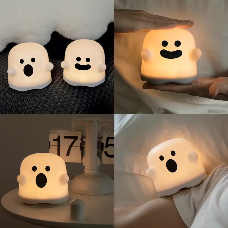 Lampu Malam Hantu Lucu Kreatif - Baby Nursery Table Lamp ulasan dan harga
