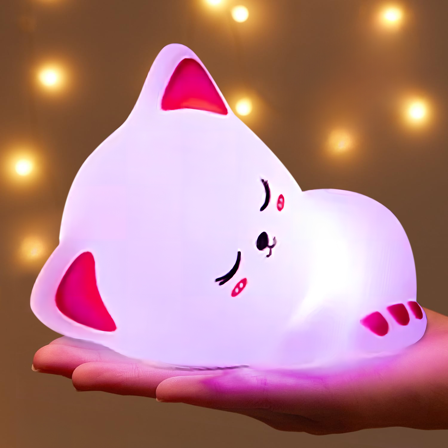 Lampu Malam LED Silikon Bentuk - Baby Nursery Table Lamp ulasan dan harga
