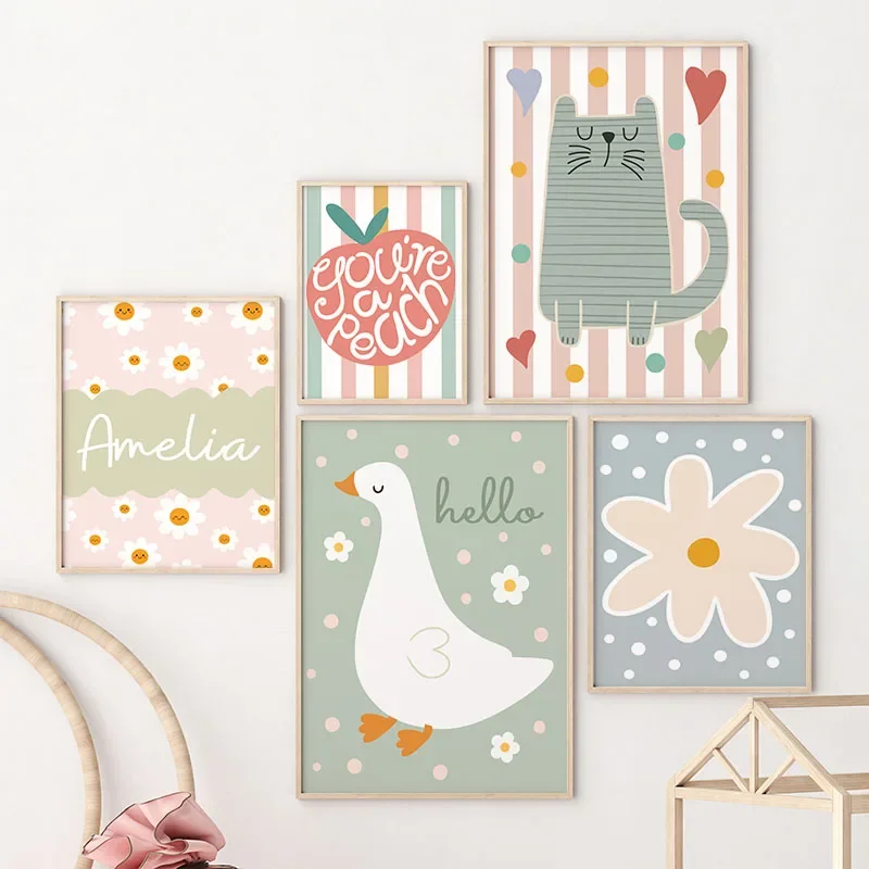 Lukisan Kanvas Seni Dinding Ka - Baby Nursery Art ulasan dan harga