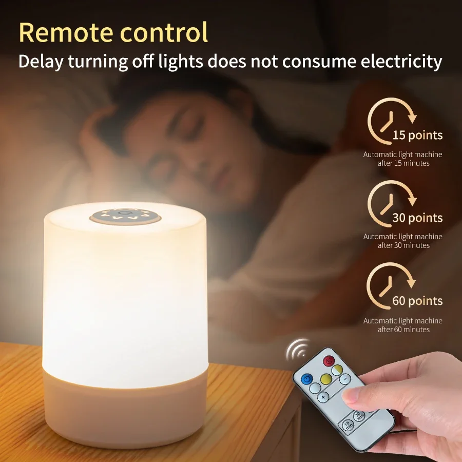 Lampu malam Led dapat diisi ul - Baby Nursery Table Lamp ulasan dan harga