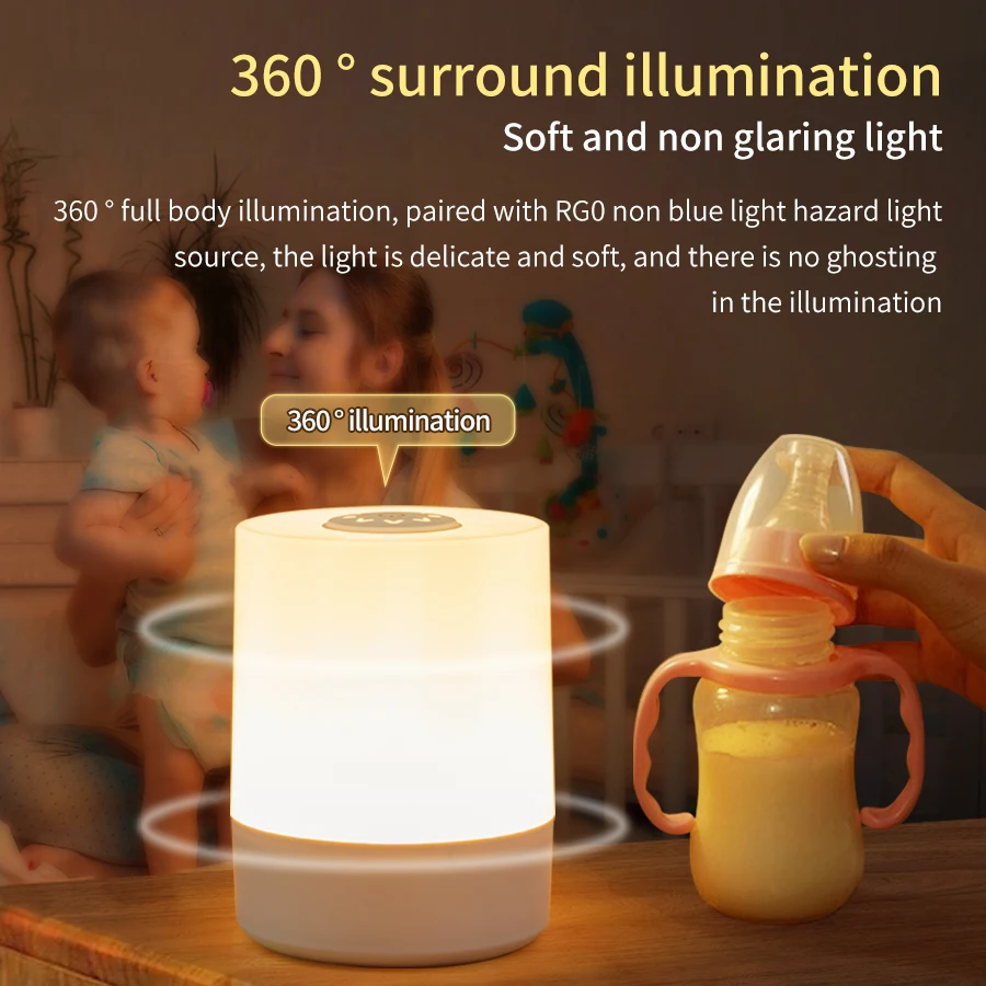 Lampu malam Led dapat diisi ul - Baby Nursery Table Lamp ulasan dan harga