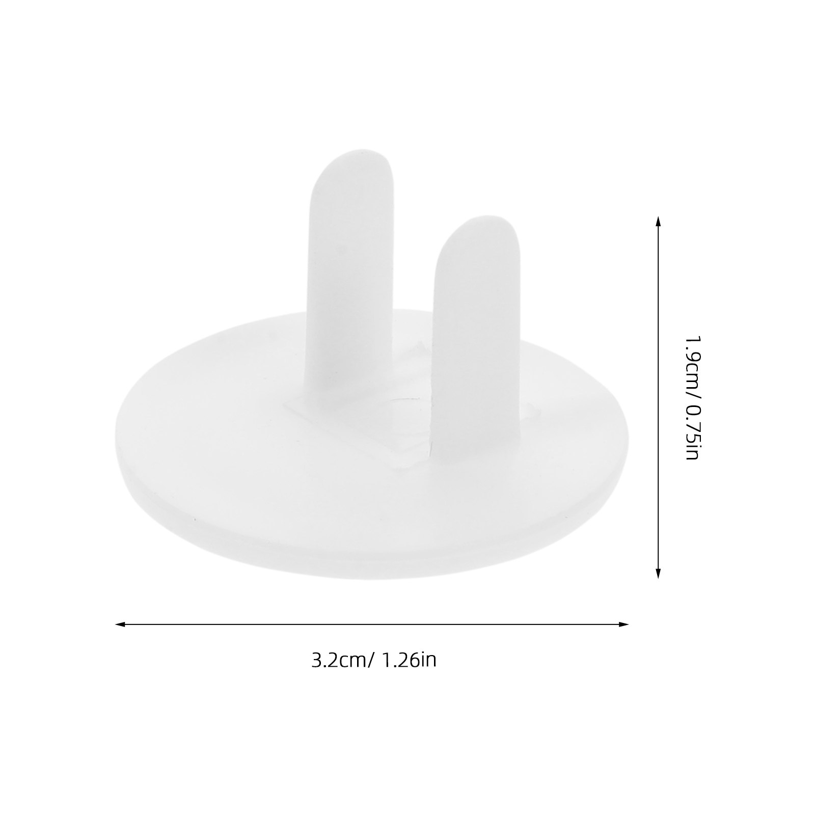50Pcs Penutup Stopkontak Putih - Outlet Cover Childproof ulasan dan harga