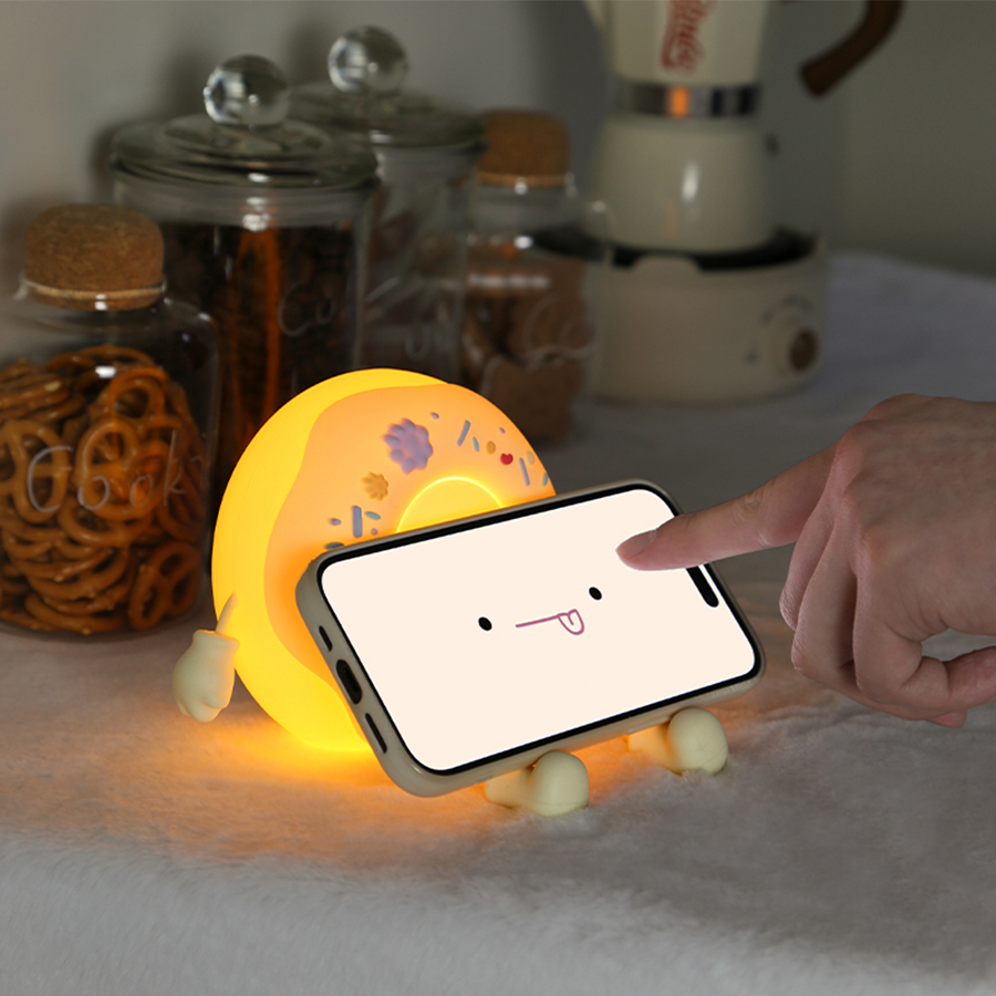 Lampu Malam LED Bentuk Donat K - Baby Nursery Table Lamp ulasan dan harga
