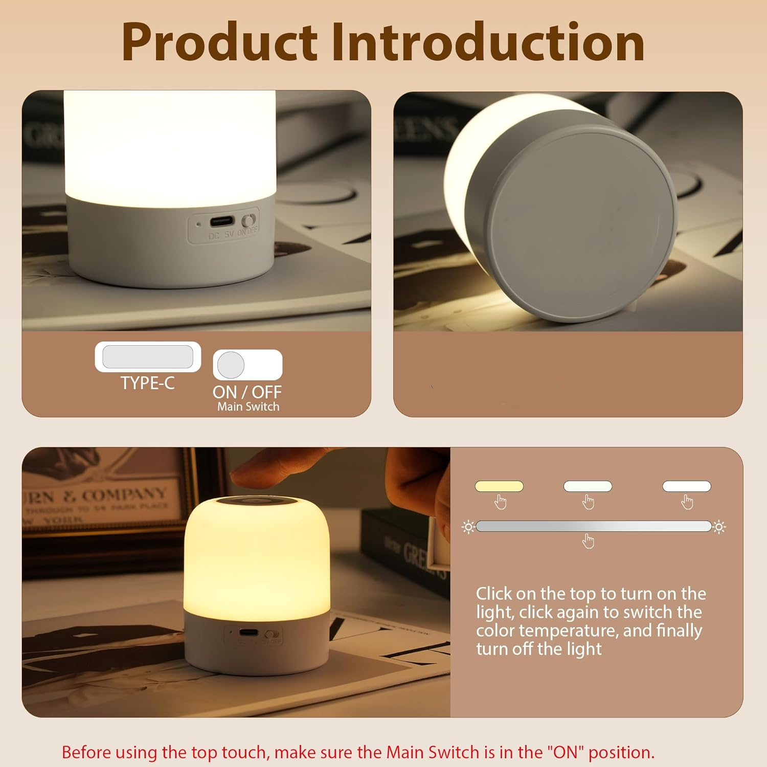 1 Buah Lampu Malam Bayi Portab - Baby Nursery Table Lamp ulasan dan harga