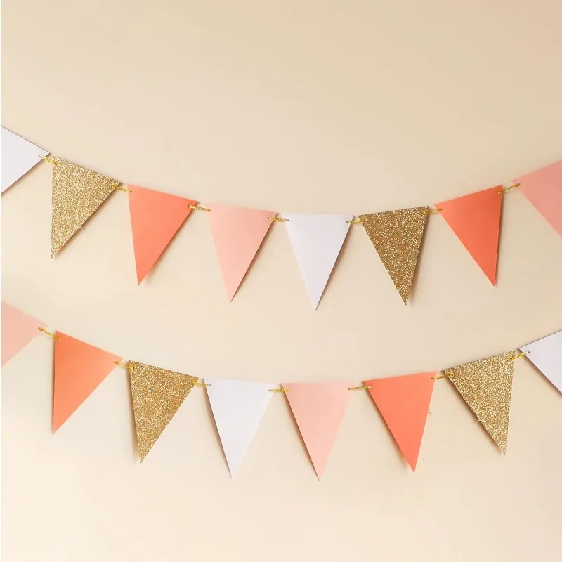 10ft Vintage Pennant Banner Ro - Baby Nursery Bunting ulasan dan harga