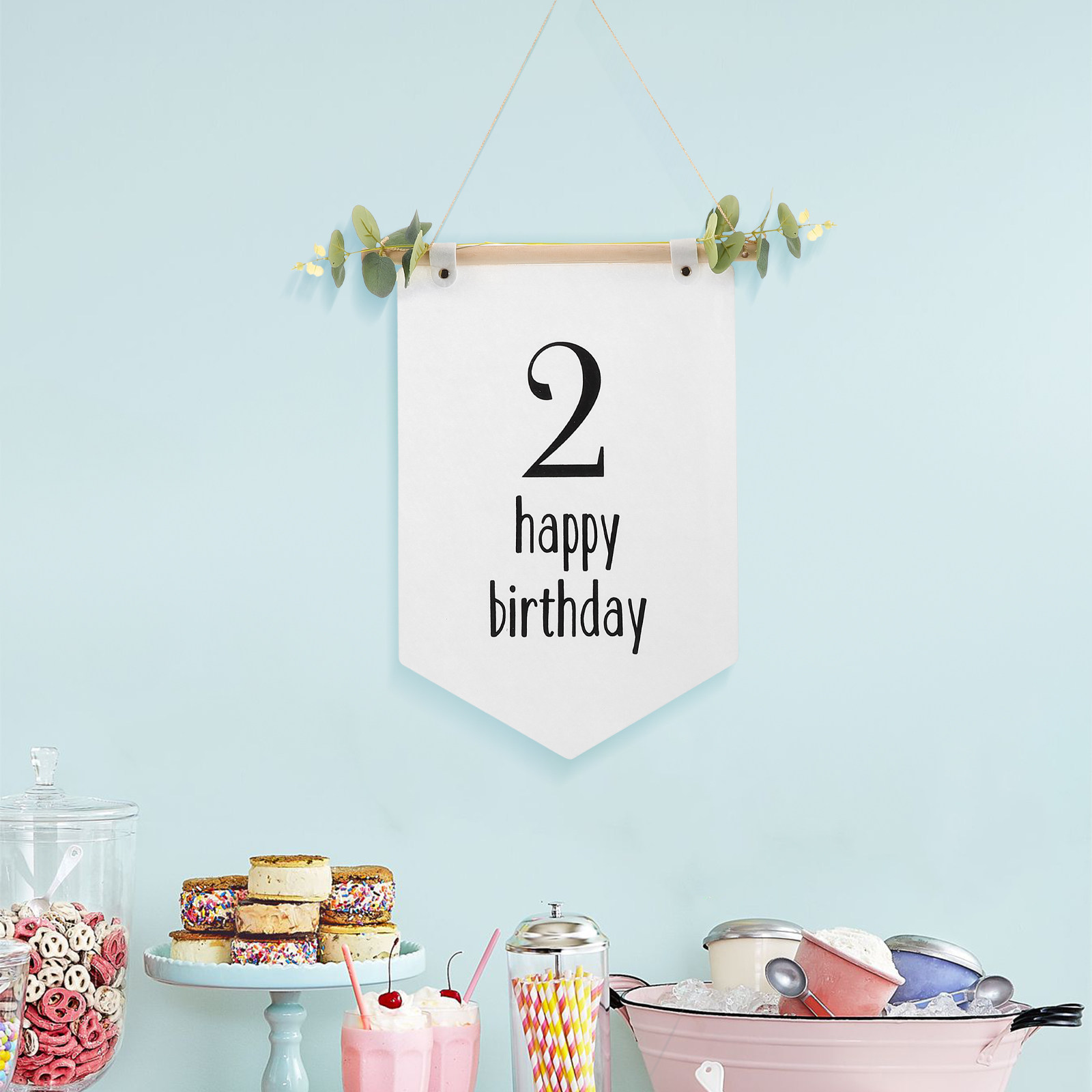 Dekorasi Spanduk Ulang Tahun d - Baby Nursery Bunting ulasan dan harga